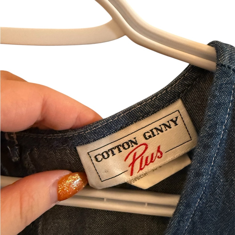 Vintage Cotton Ginny Denim Dress - Picture 5 of 6